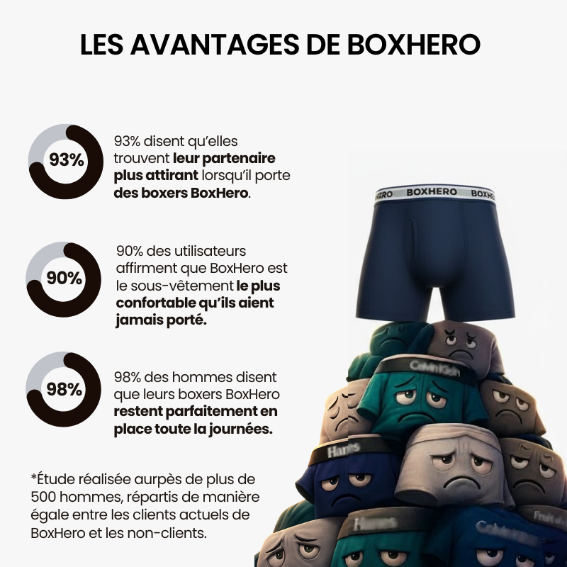 BOXER BOXHERO INFEEL - LE BOXER AUSSI LÉGER QUE L'AIR